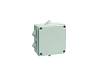 Коробка КМ41233 распаячная для о/п 100х100х50 мм IP44 (RAL7035. 6 гермовводов)