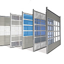 Панорамные секционные ворота