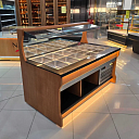 Холодильная витрина с гастроёмкостями для демонстрации готовых блюд