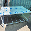 Стол нержавейка. Стол производственный из нержавейки 236×114×85 (h)