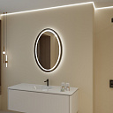 Зеркало для ванной комнаты с подсветкой 3 цвета 80 cm