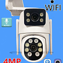 Внутренняя Wi-Fi камера с двумя объективами для видеонаблюдения