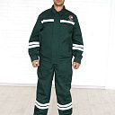 Демисезонный рабочий костюм (зеленый)