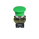 Кнопка зеленая Грибок Пуск-XB2-BC31