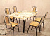 Комплект - стол со стульями