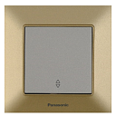 Переключатель Panasonic Karre Plus 1-клавишный. Цвет: бронза, черный, серебро, темно-серый