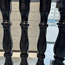 Полированные круглые балясины из Black Diamond гранит