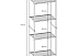 Стеллаж ЗМИ Валенсия 14 белый