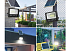 Светодиодный прожектор на солнечных батареях с датчиком движения RKU LED SOLAR PANEL 100W 10V/35W 2300LM 6500K 240-035024
