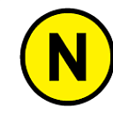 Наклейка «N» EKF PROxima