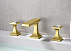 Смеситель для раковины с двойной ручкой и тремя отверстиями САЕ 44B 1196G