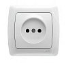 Розетка одинарная без заземления CARMEN