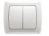 Двухклавишный выключатель CARMEN B-Z KOMUTATOR 90561002 (VIKO) 
