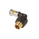 Угольник 90° НР, ПВДФ пресс (газ), 20x1/2"