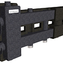 Гидроколлектор с термоизоляцией (2+1) Боковые 32мм Нижние 25мм GIDRUSS BM-80-3D.EPP