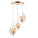 Люстра S1694-P 3xE27 GOLD+BRASS 300x300x750 (TEKAVIZE) 159-17796
