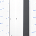 Металлический шкаф для одежды 2-секционный