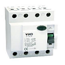 УЗО VTR4-3230 RCCB 4P 32A 30mA (VIKO) 