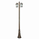 Опора для освещения, PEKIN RH108P / 2 2.35M MAT.BL.GOLD + Труба (TS) 258-15010