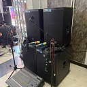 Комплект звукового оборудования из 7 музыкальных аппаратов