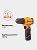 Дрель-шуруповерт, с аккумулятором ДА-12Л-2К, 2.0 А/ч, Вихрь 72/14/7