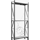 Стеллаж MS U 2000х1000х400 (3 полки, нагрузка на полку 300 кг)