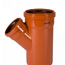 Тройник ПВХ наруж. канал. 45* Ду 200х160 OSTENDORF