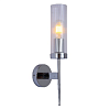 Бра SY8562-1W CHROME METAL GLASS 1xE27 TEKAVIZE 151-194940