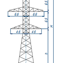Опоры линий электропередачи У220-2Т+5