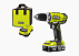 Дрель-шуруповерт аккумуляторная Ryobi R18DD3-225S ONE+