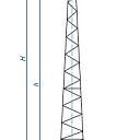 Опоры линий электропередачи П110-3+4