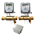 Общедомовый теплосчетчик Ду20 RS-485 + 2 имп. входа, qp=2,5 м3/ч, 150°C