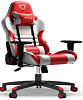 Игровое кресло DJ-3 (красно-белое)