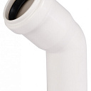 Отвод ПП для внутренней канализации 45° Ду 40 белый OSTENDORF