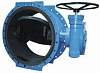 Затвор "Батерфляй" фланцевый с редуктором вч 45 DN-500