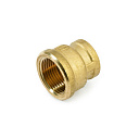 Муфта латунная переходная ду 25х10 (1"х3/8") general fittings