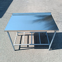 Стол производственный из нержавейки. Стол нержавейка 114×70×85 (h