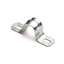 Скоба металлическая двухлапковая d19-20мм