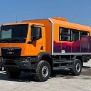 Вахтовка, вахтовый автобус MAN 13.290 4x4 BB Euro 5 - 20 мест (рессорный HP39-C)
