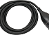 Удлинитель-переноска Brennenstuhl Quality Plastic Extension, кабель 5 м, черный 1161830030