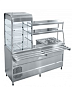 Прилавок-витрина холодильный мармитный универсальный ПВХМ-70КМУ нерж. 