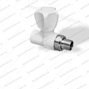 Вентиль для радиатора PP-R прямой 1/2" х 20 A 5049 (уп. 80 шт)