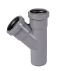Тройник ПП для внутренней канализации 45° Ду 50х50 OSTENDORF