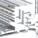 Лоток для кабеля 50х50