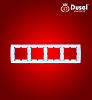 Рамка для выключателя Dusel 4 DU-38