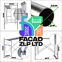 Строительные леса, из оцинкованной стали, с настилом, Китай