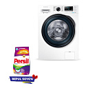 Стиральная машина Samsung ART WW80J6210CWULD, до 8кг + В подарок Стиральный порошок Persil Color 3 кг