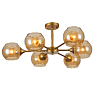 Люстра 52012 6xE27 CHAMPAGNE+GOLD (TEKAVIZE) 159-17636