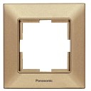 Рамка 1м горизонтальная Karre Plus Panasonic. Цвет: бронза, черный, серебро, темно-серый