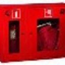 Шкаф пожарный шпк-315н открытый красный/белый